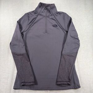 The North Face Purple Quarter-Zip Pullover - S